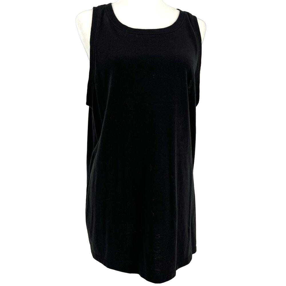 Torrid Black polyester‎ blend Tank Tee Top (2X) Classic Fit